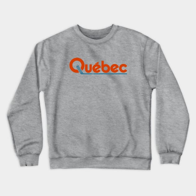 Defunct Quebec Nordiques Hockey 1976 Crewneck Sweatshirt by LocalZonly